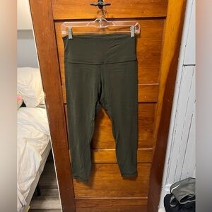Lululemon Align 28in Army Green Leggings